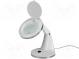 Desktop magnifier with backlight  3dpt,12dpt  Ø95mm  Ø3.74