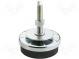Nožka s trnem  Prům.zákl.desky  80mm  M12  ocel  H  134mm