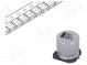 Kondenzátor  elektrolytický  SMD  100uF  50VDC  10x10x10mm  ±20%
