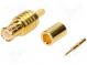 Zástrčka  MCX  vidlice  přímý  50Ω  RG178(A,B),RG196(A)  na kabel