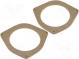 Distanční kroužek  MDF  165mm  Toyota  impregnovaný, lakovaný