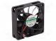 Ventilátor  DC  axiální  24VDC  60x60x15mm  44,62m3/h  34,2dBA
