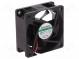 Ventilátor  DC  axiální  12VDC  60x60x25mm  32,62m3/h  22dBA  Vapo