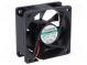 Ventilátor  DC  axiální  24VDC  60x60x25mm  27,04m3/h  16,7dBA