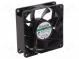 Ventilátor  DC  axiální  12VDC  80x80x25mm  69,29m3/h  33dBA  Vapo