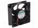 Ventilátor  DC  axiální  12VDC  80x80x25mm  69,29m3/h  33dBA  Vapo