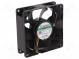 Ventilátor  DC  axiální  24VDC  80x80x25mm  69,29m3/h  33dBA  Vapo