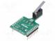Click board  tlačítko  D2HW-A221D  mikroBUS zástrčka  3,3/5VDC