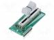 Click board  lineární tahový potenciometr  GPIO,analogové  5VDC
