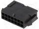 Plug  wire-wire  male  Micro-Fit 3.0  3mm  PIN  14  w/o contacts