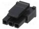 Plug  wire-board  female  Micro-Fit 3.0  3mm  PIN  3  w/o contacts