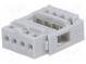 Plug  IDC  female  PIN  4  IDC  THT  2.54mm  tinned  Layout  1x4