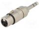 Adaptér  Jack 6,35mm vidlice,XLR zásuvka  stereo  PIN  3