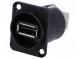 Adaptér  USB A zásuvka-zepředu,USB B zásuvka-zezadu  V  USB 2.0