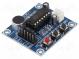 Module  audio  sound recorder  3÷5VDC  IC  ISD1820  pin strips
