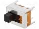 Переключатель  движковый  Пол  3  DP3T  0,1A/12ВDC  ON-ON-ON