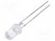 LED  5мм  красный  80000÷100000мкд  15°  20мА  1,8÷2,5В  2000шт.