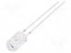 LED  5mm  žlutá  8400÷10000mcd  3,5÷4,5lm  30°  30mA  2,1÷2,6V  78mW