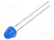 LED  5mm  bullet  modrá  220÷330mcd  100°  20mA  2,8÷3,6V