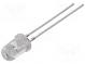 LED  5мм  голубой  1120÷2180мкд  60°  20мА  2,9÷3,6В