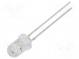 CRLED  5mm  zelená  7000mcd  60°  14mA  5,5÷20V  Čelo  vypouklé
