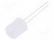 LED  10mm  zelená  750÷1120mcd  180°  Čelo  plochý  Rozteč  2,54mm