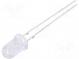 LED  5mm  růžová  5800÷7000mcd  15°  20mA  2,9÷3,6V  Čelo  vypouklé
