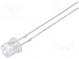 LED  5mm  růžová  330÷400mcd  140°  20mA  2,9÷3,6V  Čelo  plochý