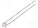 LED  1,8mm  růžová  500÷750mcd  30°  2,9÷3,6V  Čelo  vypouklé