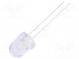 LED  8mm  oranžová  1120÷1560mcd  30°  Čelo  vypouklé