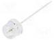 LED  8mm  oranžová  2180÷3000mcd  100°  Čelo  vypouklé