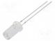 LED  5мм  красный  750÷1120мкд  50°  20мА  1,8÷2,6В  без фланца
