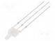 LED  2mm  červeno/modrá  dvoubarevná  750÷1120mcd  330÷500mcd  90°