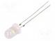 LED  5mm  bílá studená  10000÷12000mcd  30°  20mA  2,7÷3,4V  6500K