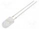LED  5mm  bílá studená  18000÷22000mcd  8,5÷10lm  30°  30mA  102mW