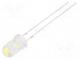 LED  5mm  bílá studená  60000÷70000mcd  7,5÷9lm  15°  15mA