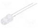 LED  5mm  bílá studená  3000÷4200mcd  30°  10÷15mA  12V