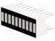 Zobrazovač  LED  sloupec  Rozm 25,5x10,2x7,9mm  λd modré 465nm