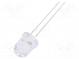 LED  8mm  žlutá  2180÷3000mcd  30°  Čelo  vypouklé  Rozteč  2,54mm