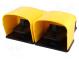 Switch  foot  (NC + NO) x2  6A/250VAC  IP53  yellow