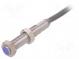 Čidlo  indukční  OUT  NPN / NO  0÷1mm  10÷30VDC  M5  IP67  200mA