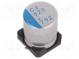 Kondenzátor  polymerový  820uF  6,3VDC  ESR  12mΩ  PCJ  SMD  ±20%