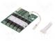 Ochrana PCB  Li-FePO4  60x70x9mm  20A  12,8VDC