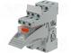 Relé  interfeisový  3PDT  Ucívky 24VAC  10A  10A/250VAC  10A/24VDC