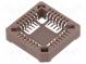 Socket  integrated circuits  PLCC28  phosphor bronze  tinned  1A