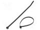 Cable tie  L  142mm  W  3.6mm  polyamide  178N  black  Ømax  35mm