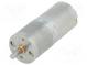 Motor  DC  s převodovkou  LP  6VDC  2,4A  Hřídel  zářez D  15ot./min