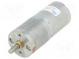 Motor  DC  s převodovkou  LP  6VDC  2,4A  Hřídel  zářez D  11ot./min
