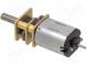 Motor  DC  s převodovkou  HP  6VDC  1,6A  Hřídel  zářez D  Přev  10  1