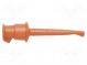 Měřicí hrot s háčkem  s háčkem  5A  60VDC  oranžová  2,29mm  30VAC
